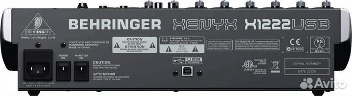 Behringer X1222USB микшерный пульт