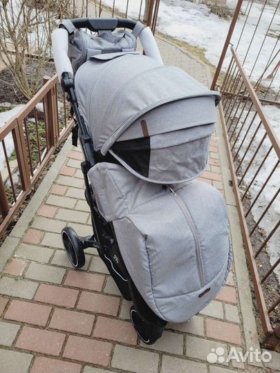 Новая прогулочная коляска Babalo 2023 серая
