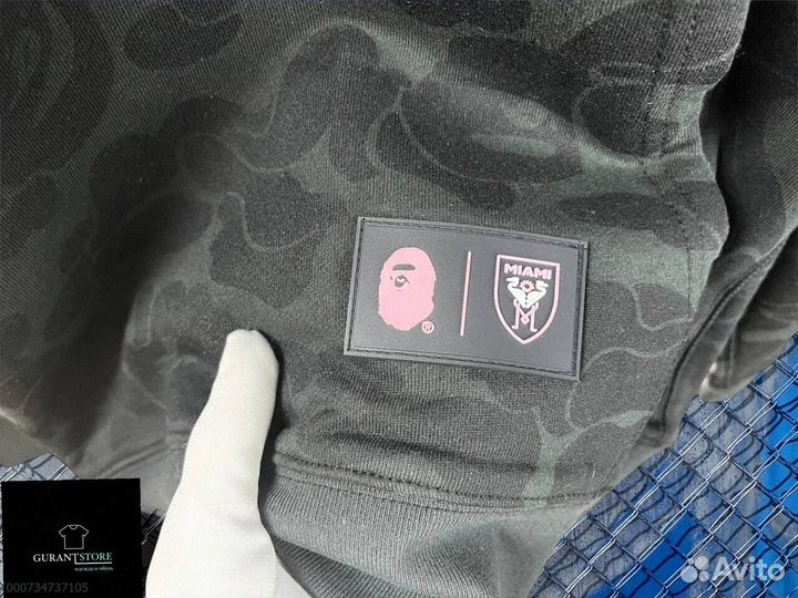 Худи Bape x Inter Miami: стиль унисекс в оверсайз