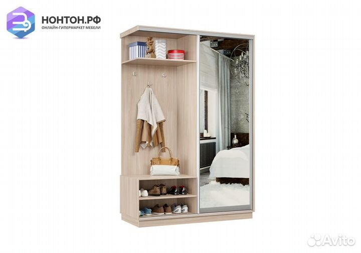 Прихожая-купе Регул ясень шимо светлый