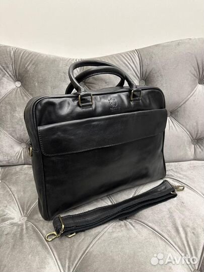 Мужской кожаный портфель