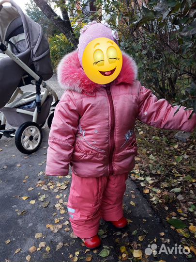 Комбинезон зимний для девочек 86 см (1-2 года)