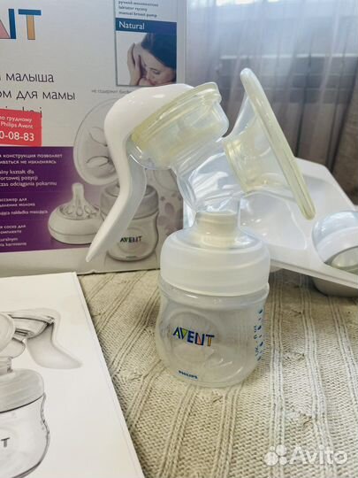 Молокоотсос ручной avent Natural