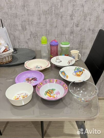 Посуда детская б/у