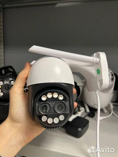 Видит номера камера уличная WiFi с зумом 8х (Арт.4