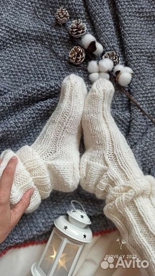 Гольфы вязаные, носки