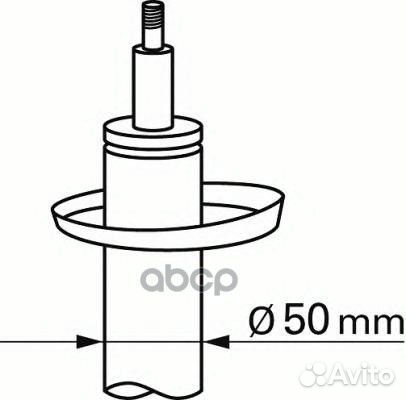 Амортизатор подвески передн заменён на 350391 S