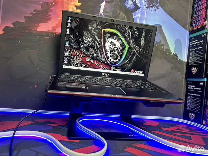 Игровой ноутбук MSI i7 GTX 860M 16GB озу SSD