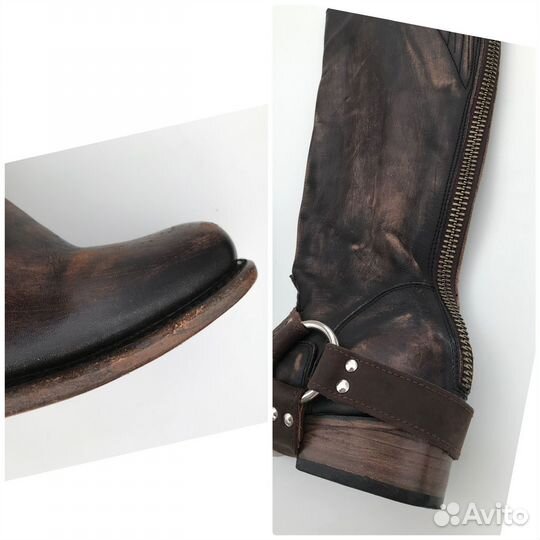 Сапоги кожаные freebird