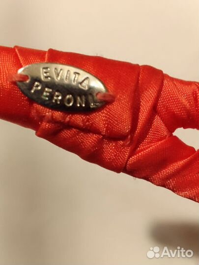 Ободок evita peroni оригинал розовый атлас
