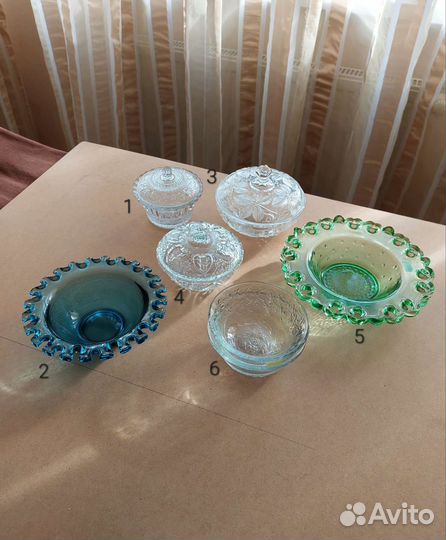 Набор стеклянной посуды СССР