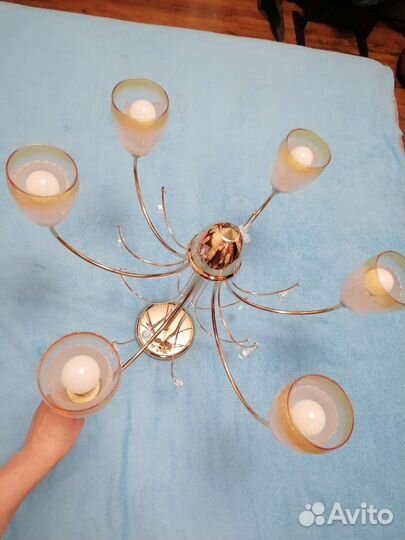 Люстра потолочная подвесная бу