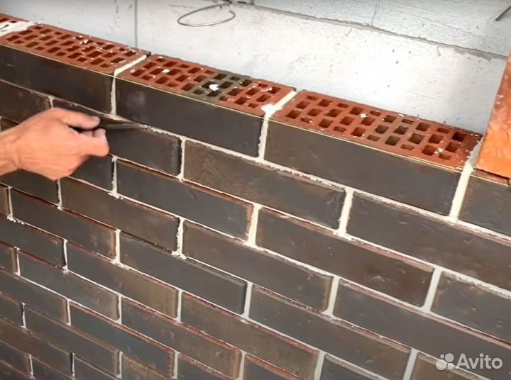 Кирпич облицовочный фасад Шоколад с завода от 10м3