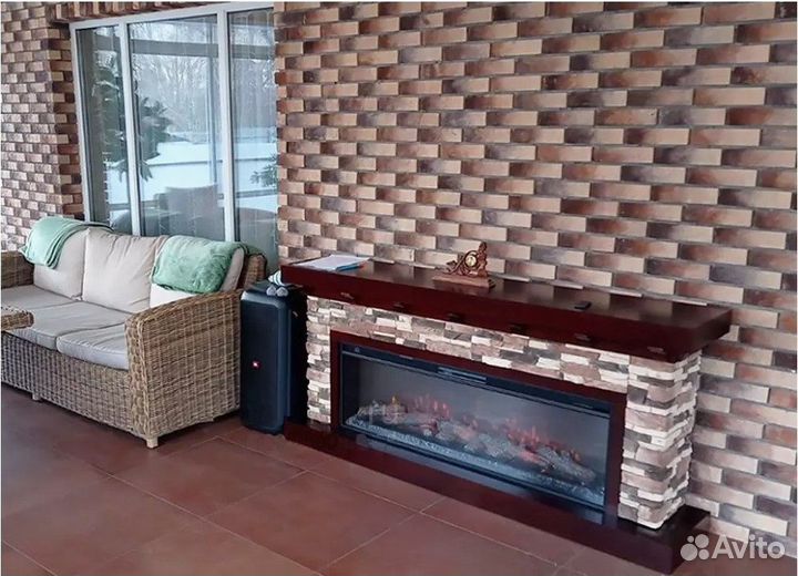 Электрокамин FreeSpace 50 с порталом флегстоун