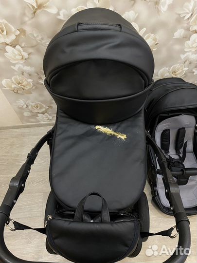 Коляска 2 в 1 alba экокожа