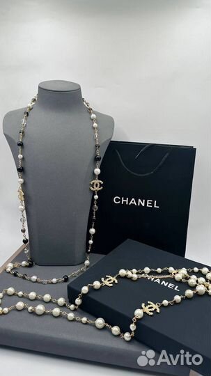 Бусы колье chanel