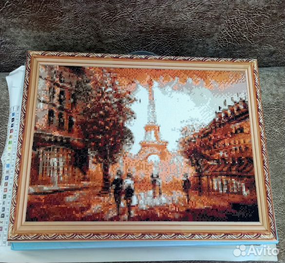 Картина из алмазной мозаики (много)