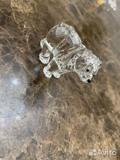 Мишка swarovski фигурка