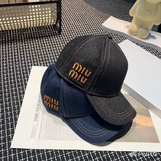 Джинсовая кепка Miu Miu