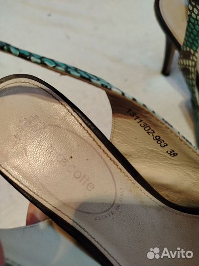 Босоножки туфли 38 натуральная кожа