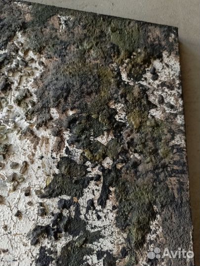 Картина фактурная Мох