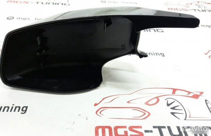 Крышки зеркал BMW M7 F01/F02 черные (Дорест)