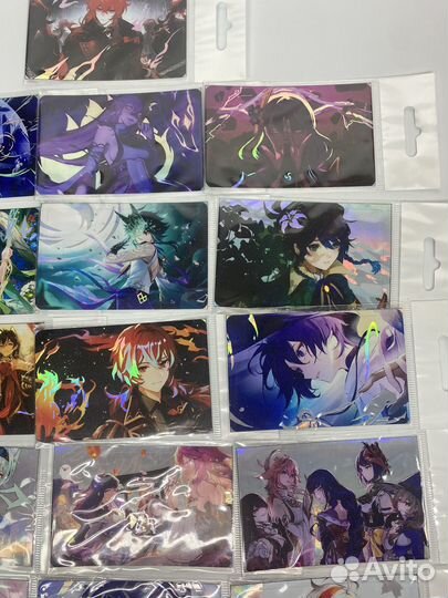 Наклейка на карту голографическая 