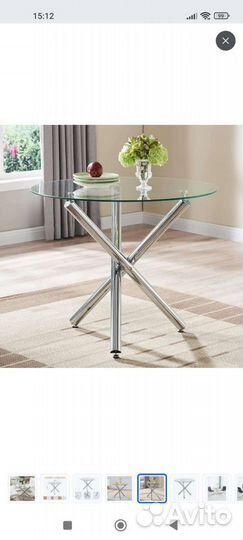 Стол стеклянный
