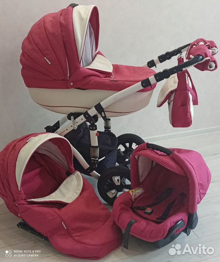 Коляска 3 в 1 bebe mobile