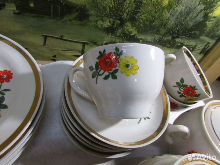 Сервиз чайный Прокопьевский фарфоровый завод