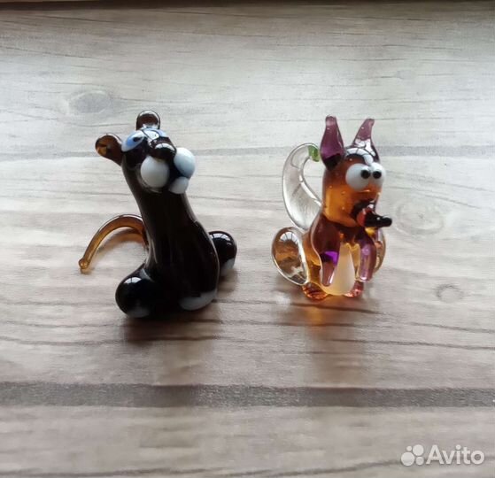 Коллекционные фигурки из стекла