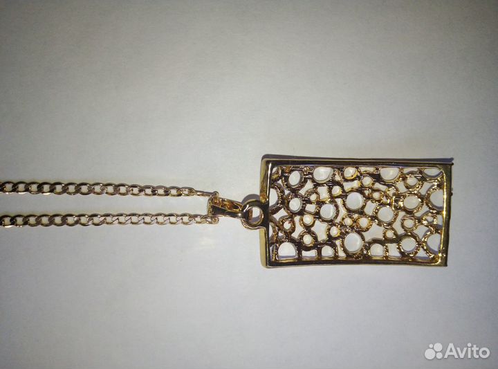 Кулон с цепочкой бижутерия