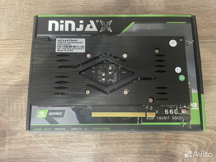 Видеокарта gtx 1660 ti 6gb