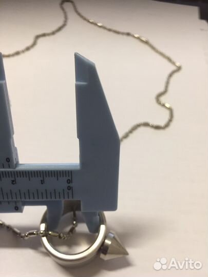 Кольцо для самозащиты цвет серебристый