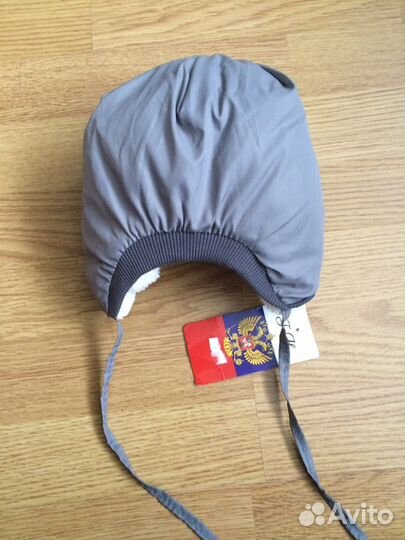 Детская новая зимняя шапка 62-68