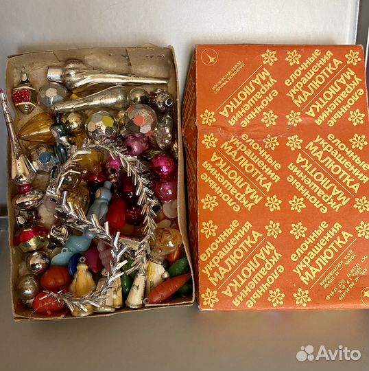Елочные игрушки СССР набор малютка