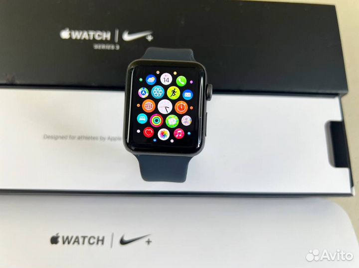 Часы apple watch 3 42 mm акб 89