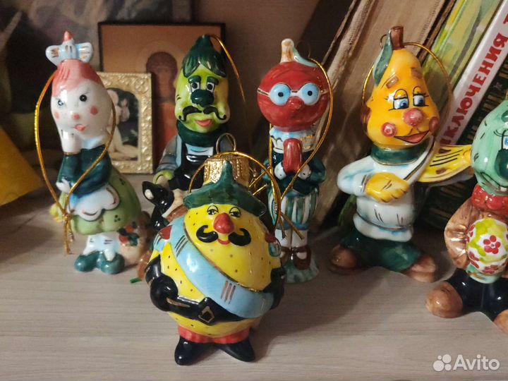 Елочные игрушки лефортовский фарфор