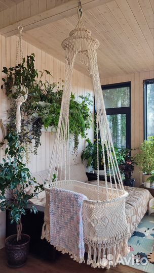 Люлька макраме