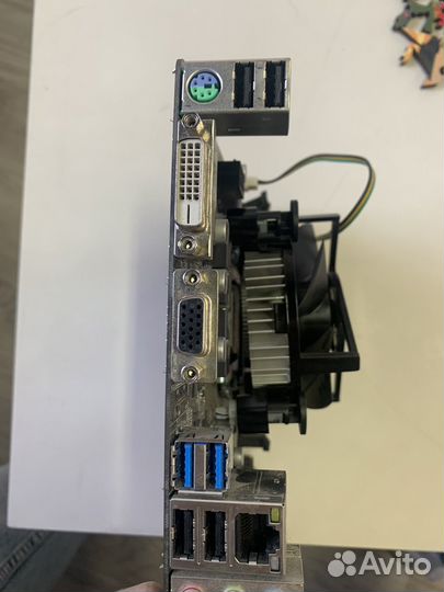 Материнская плата H110M-DVS с процессором i3-7100