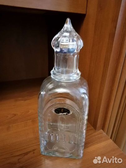 Штоф гусь хрустальный