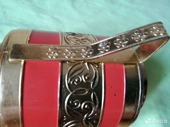 Подстаканник Гусарский с крышкой чайница СССР