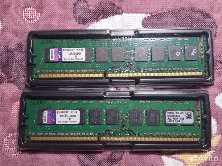 Оперативная память ddr3 1333 2x8 gb