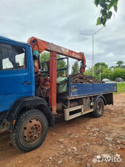 Аренда и услуги манипулятора-вездехода, стрела 3 т, 10 м, борт 4.1 т, 4.2 м