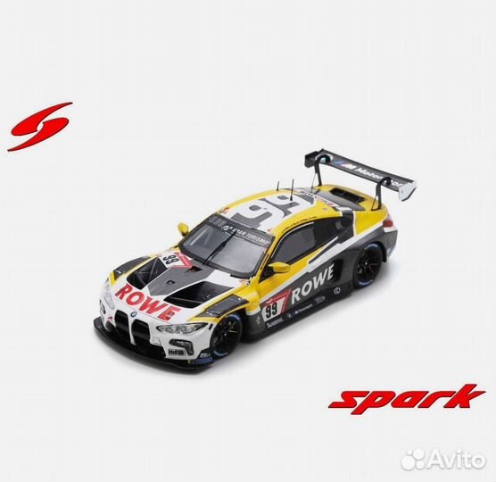 BMW M4 Gt3 Team Rowe Racing №99 24h Nurburgring