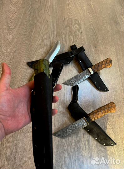 Ножи ручной работы кованные выше 60твёрдость
