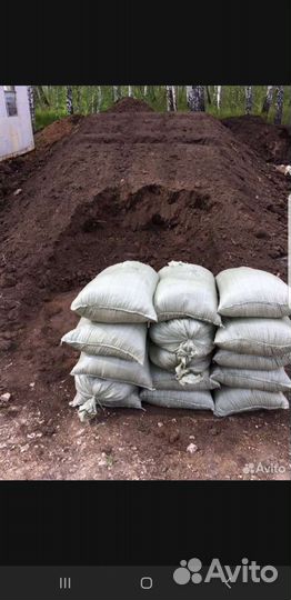 Чернозем, торф, навоз, песок