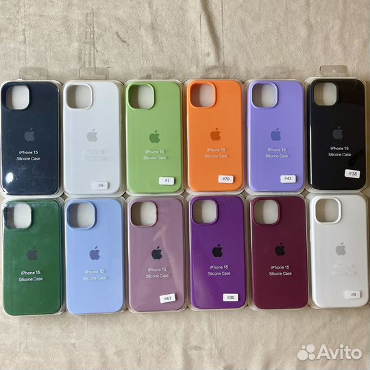 Чехол силиконовый для iPhone 15