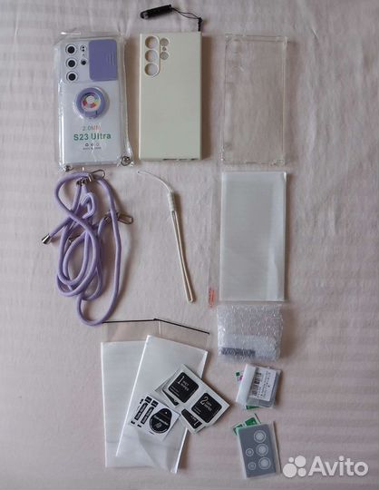 Чехол и стекло на samsung s23 ultra