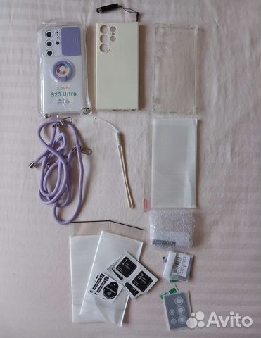 Чехол и стекло на samsung s23 ultra